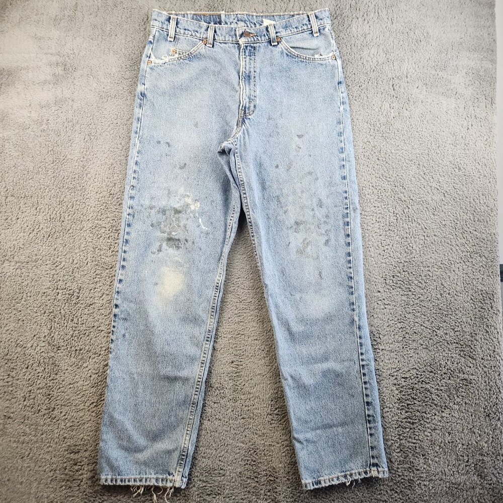 VTG Levi's Orange Tab Jeans Men's 36x64 Blue 550 Relaxed Loose Tapered 90's 1997